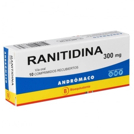 RANITIDINA  300mg X10COM.