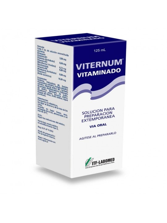 VITERNUM VITAMINADO SOL ORAL X 125 ML