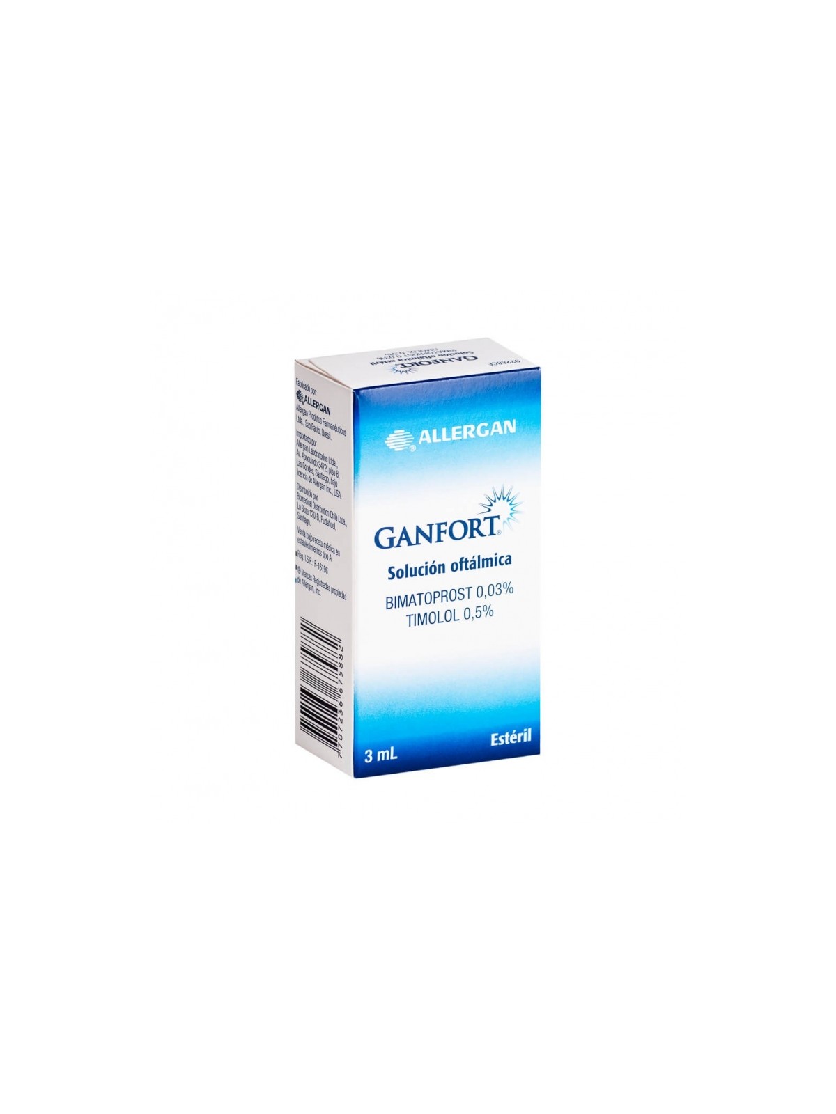 GANFORT SOL OFT X 3 ML