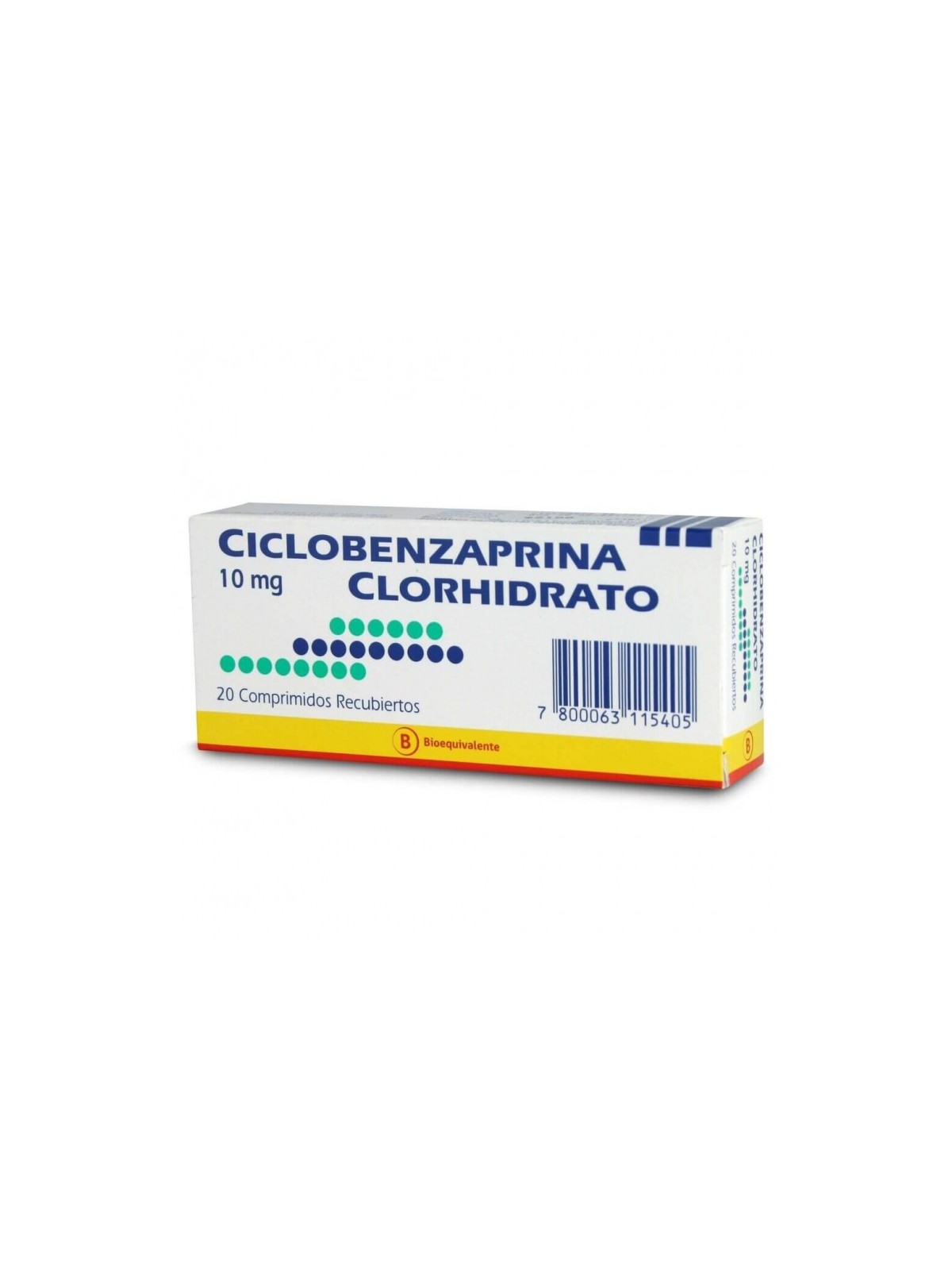 CICLOBENZAPRINA  10mg X20COM.