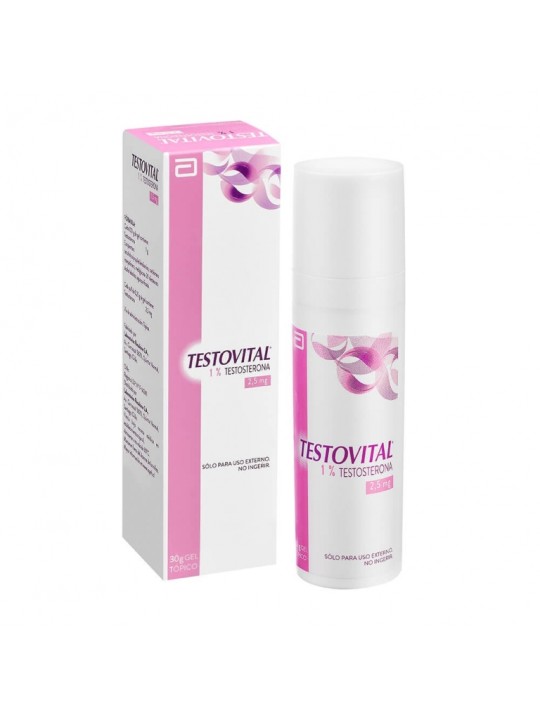 TESTOVITAL GEL 1% 2,5MG X 30 GR