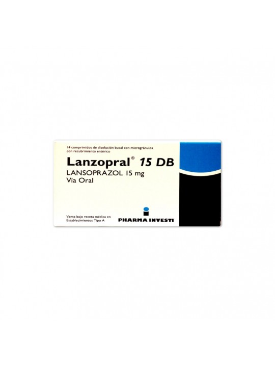 LANZOPRAL DB 15MG X 14 COM