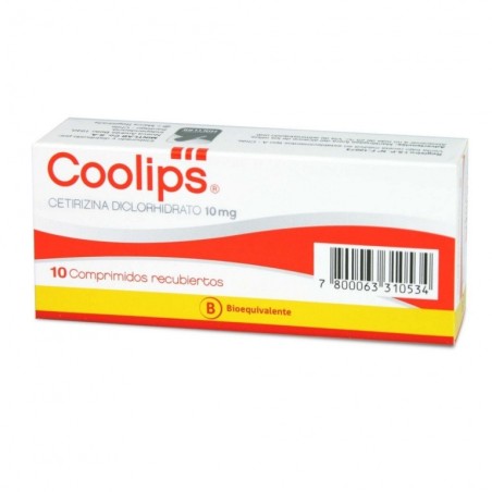 COOLIPS 10MG X 10 COM REC