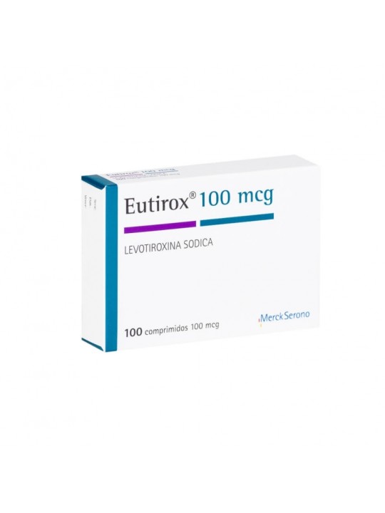 EUTIROX (R) 100mcg X100COM.