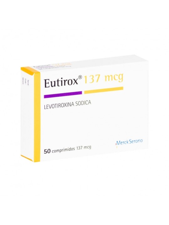 EUTIROX (R) 137mcg X50COM.