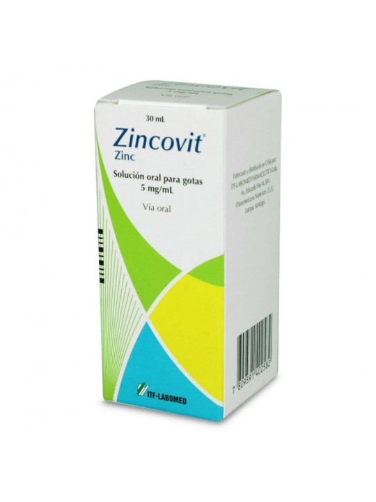 ZINCOVIT GTAS 5MG/ML X 30 ML