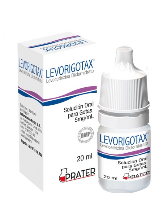 LEVORIGOTAX GOTAS 5MG mg/20ml