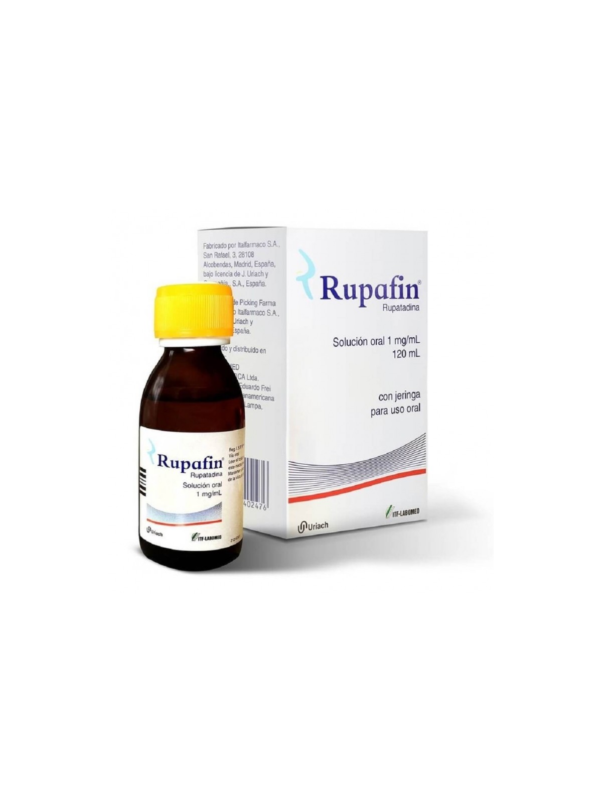 RUPAFIN SOL ORA 1 MG X 120 ML