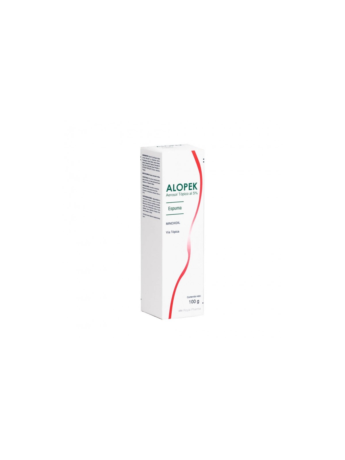 Alopek 5 % x 100 gr Esp Top