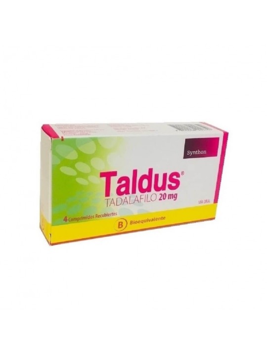 TALDUS 20mg X4COM.