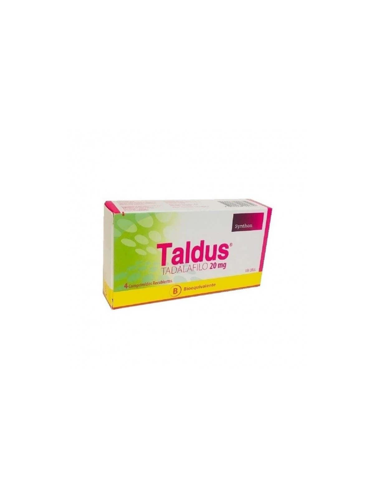 TALDUS 20mg X4COM.