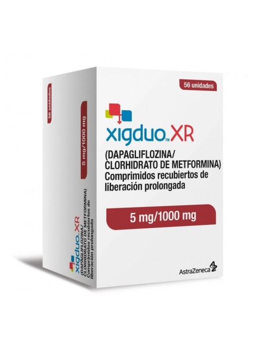 XIGDUO XR 5/1000mg X56 COM PROL