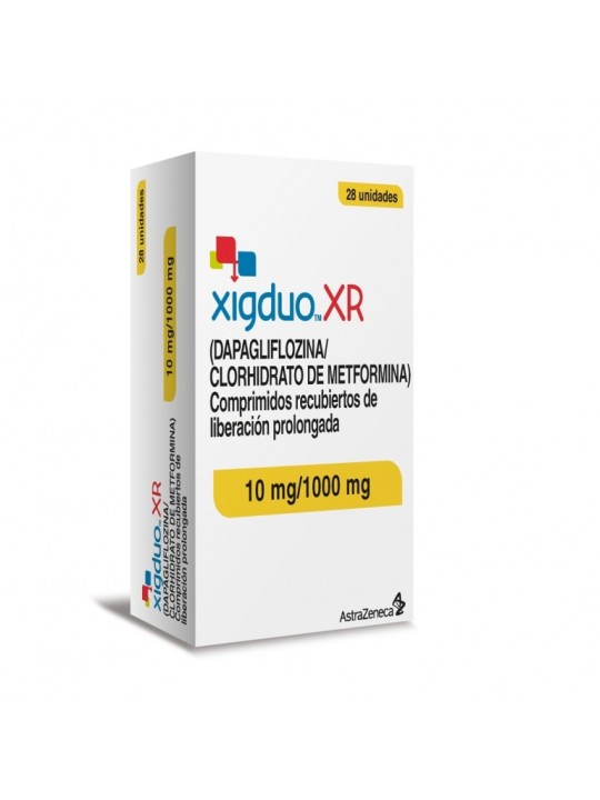 XIGDUO XR 10/1000mg X28 COM PROL