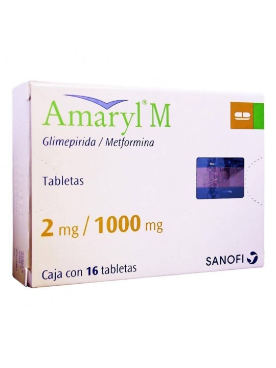 AMARYL M  2MG/1000 MG X 16 COM