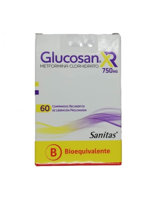 GLUCOSAN 750 XR X 60 COM.PROL.