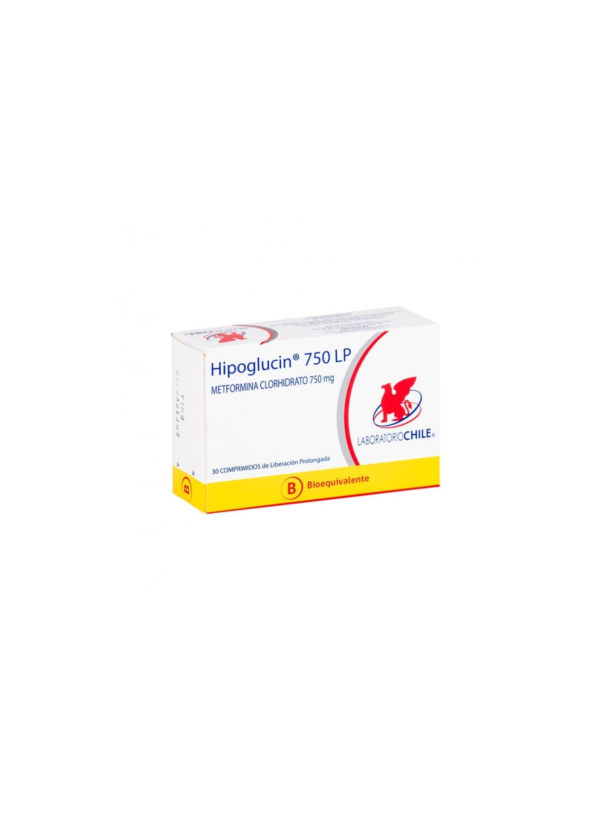 HIPOGLUCIN LP  750mg X30COM.