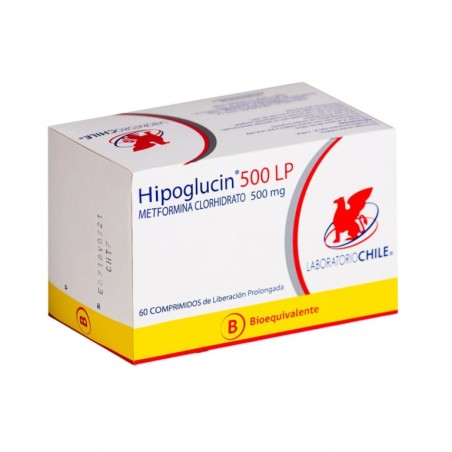 HIPOGLUCIN LP  500mg X60COM.