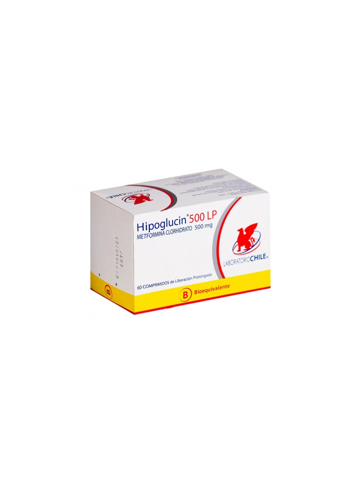 HIPOGLUCIN LP  500mg X60COM.