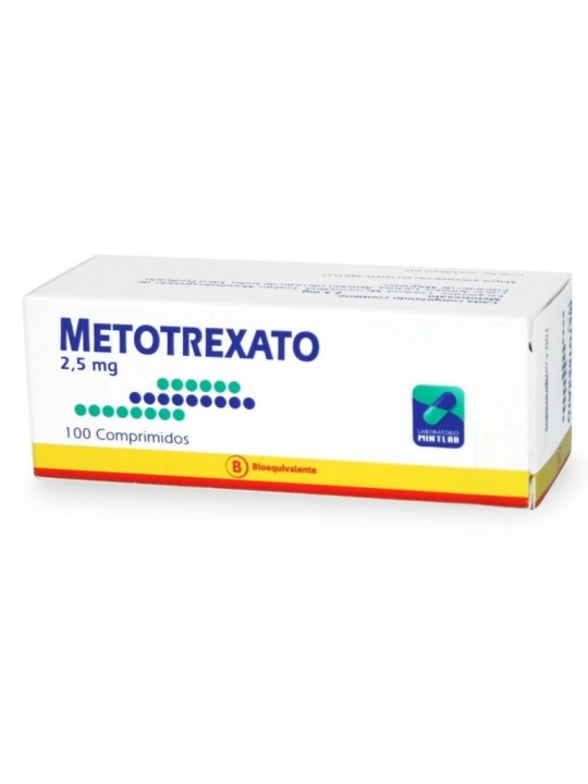 METOTREXATO 2,5mg X 100COM