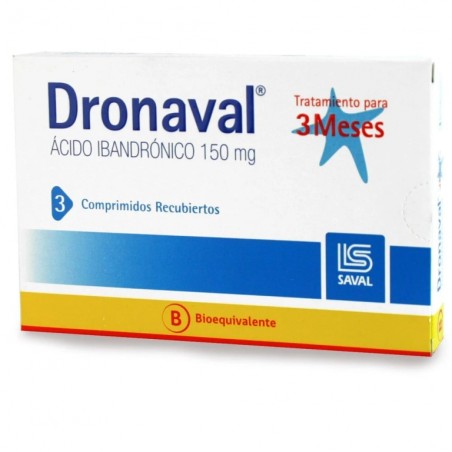 DRONAVAL 150mg X 3 COM