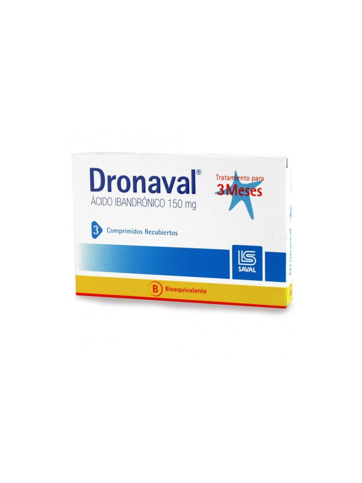 DRONAVAL 150mg X 3 COM