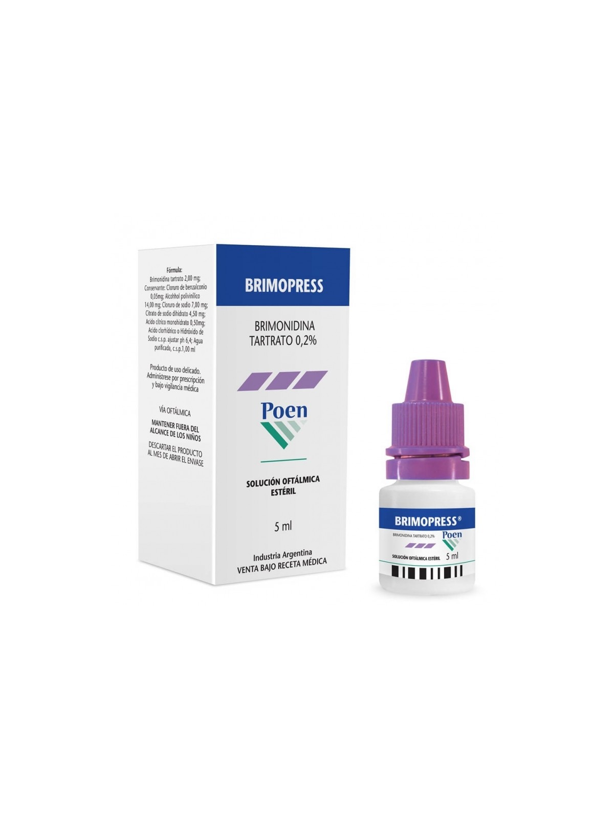 BRIMOPRESS SOL OFT 0,2% X 5 ML