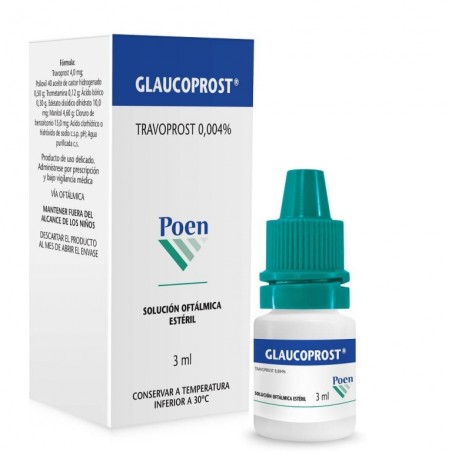 GLAUCOPROST SOL OFT 0,004% X 3 ML