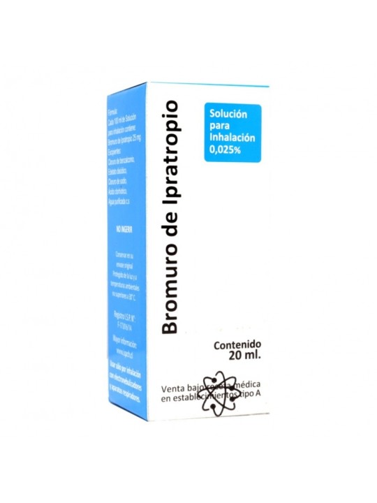 BROMURO IPRATROPIO 0.25mg/ml SOL.X20ML