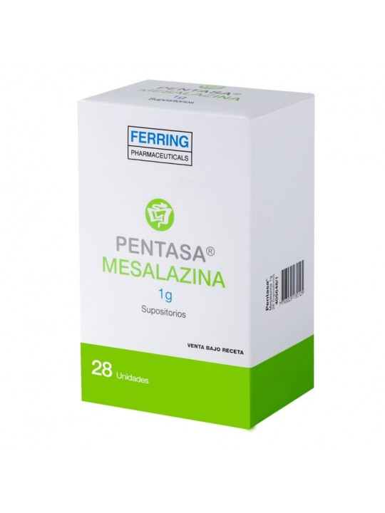 Pentasa 1 g. X 28 Supositorios