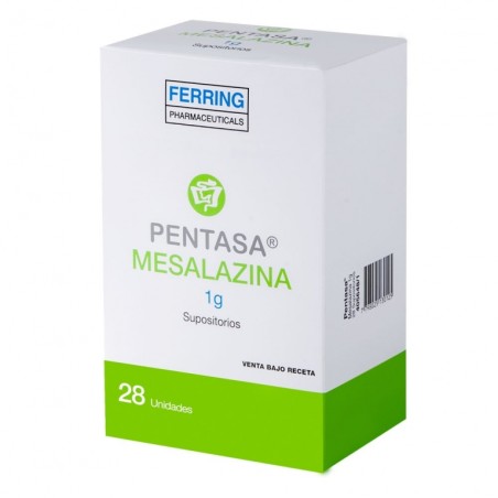 Pentasa 1 g. X 28 Supositorios