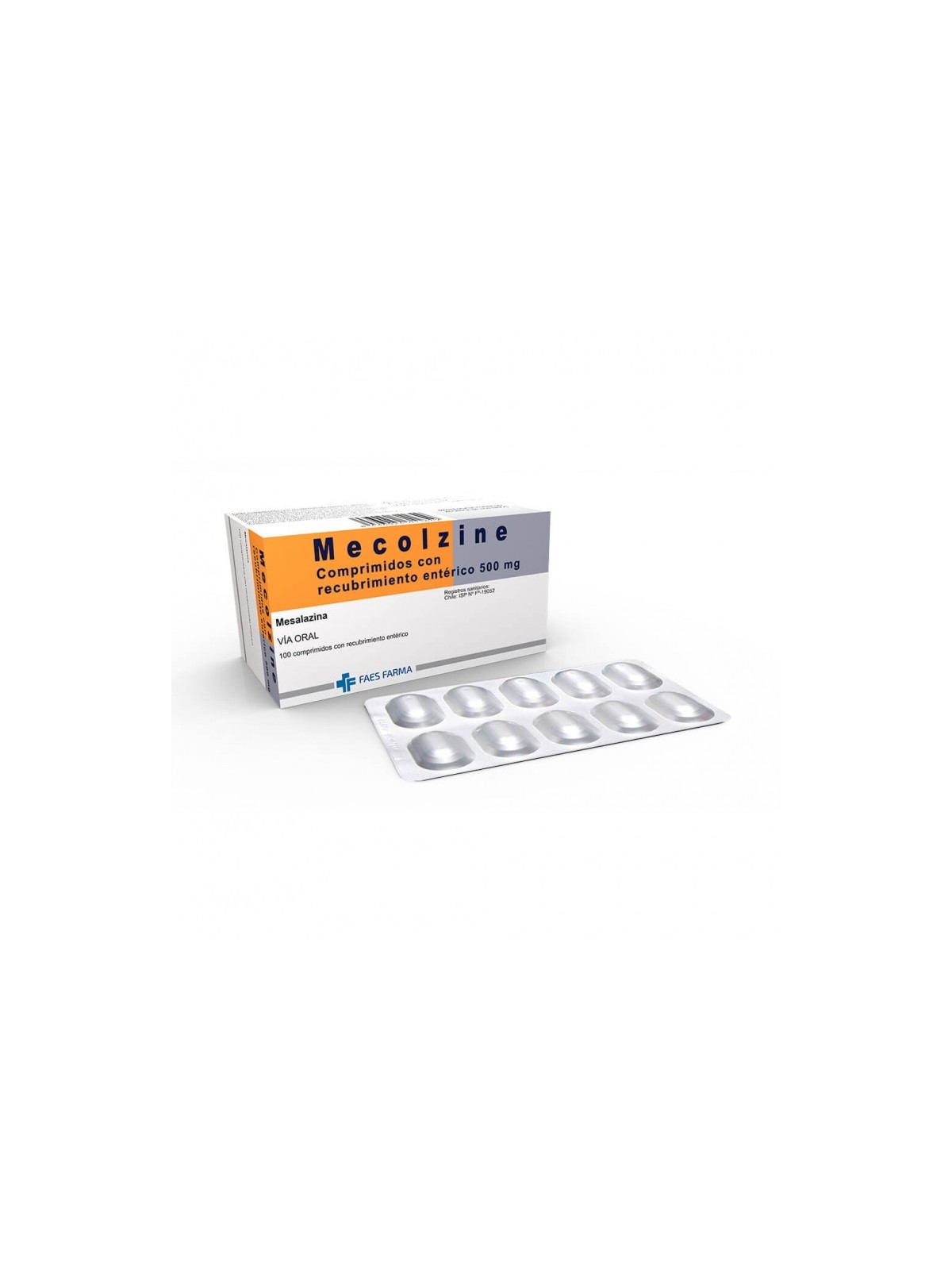 MECOLZINE 500MG X 100 COM