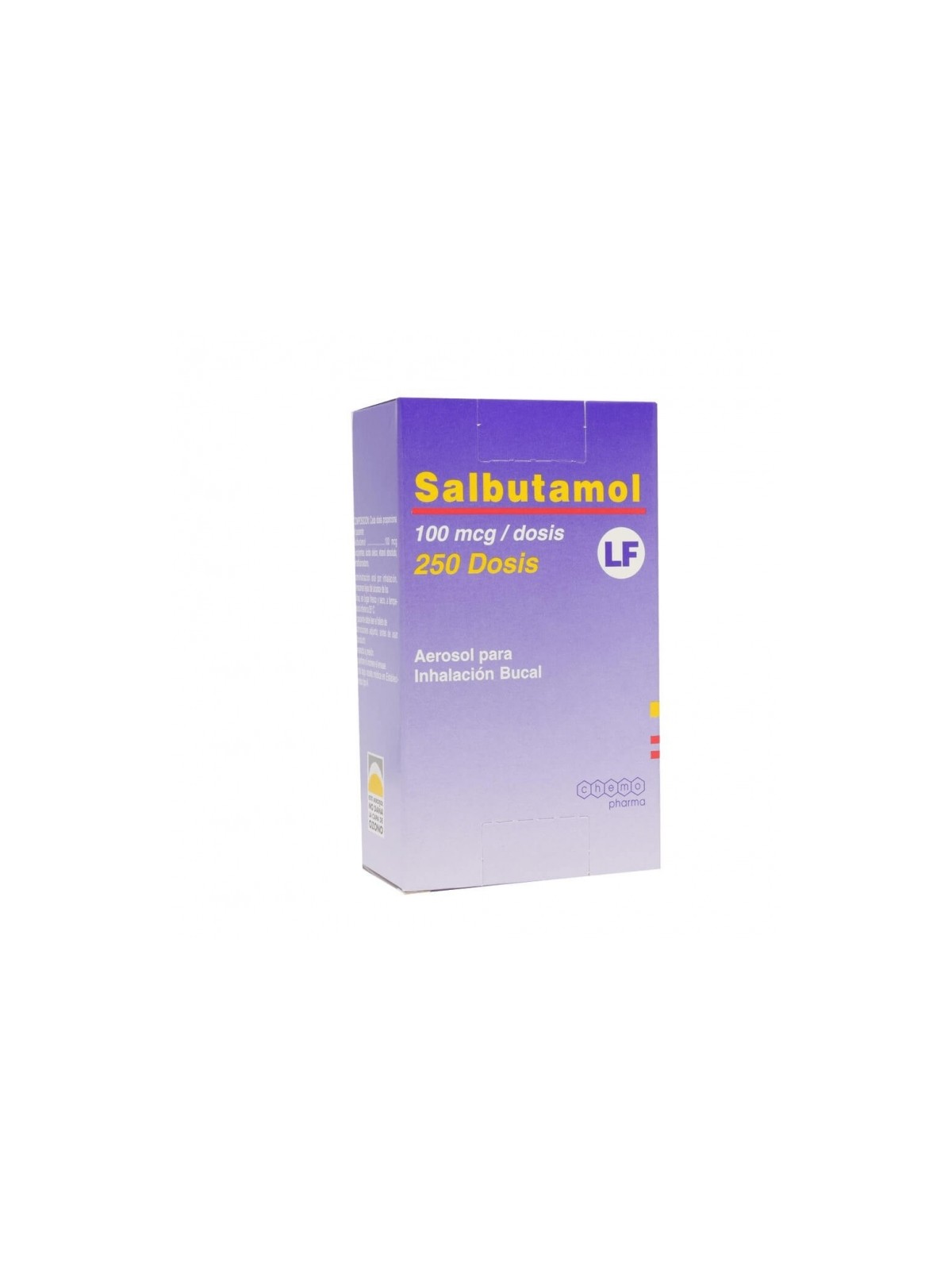 SALBUTAMOL 100mcg INH.X250DS.