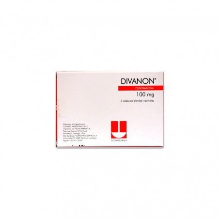 DIVANON CÁPSULAS BLANDAS VAGINALES 100mg X3 OVUL