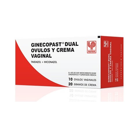 GINECOPAST DUAL 10 OV + 1 CREMA 20 GR