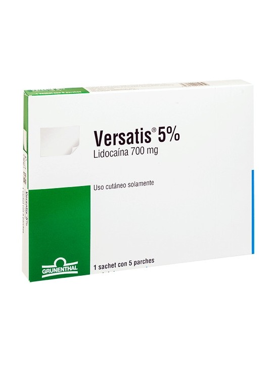 VERSATIS PARCHE 5 % X 5 PARCHES