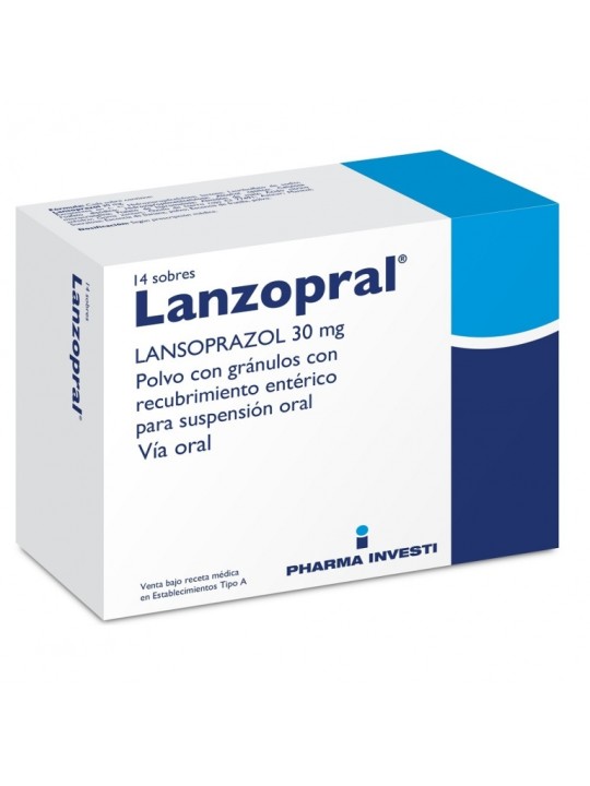 LANZOPRAL 30 MG x 14 SOBRES