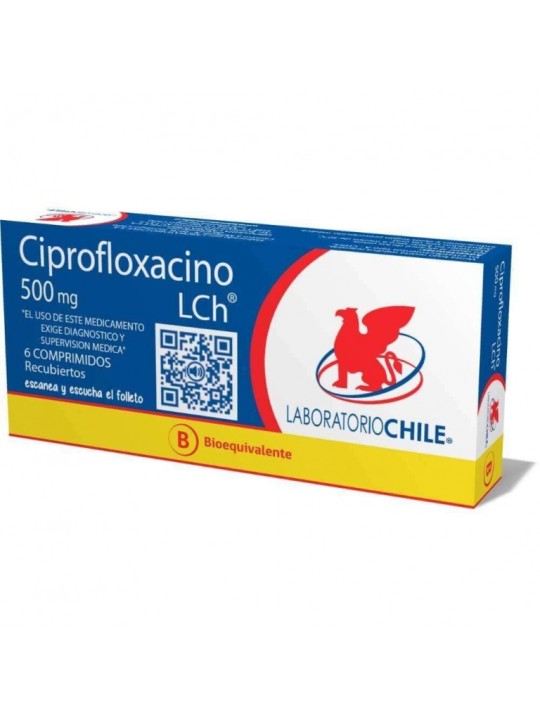 CIPROFLOXACINO  500mg X6COM.