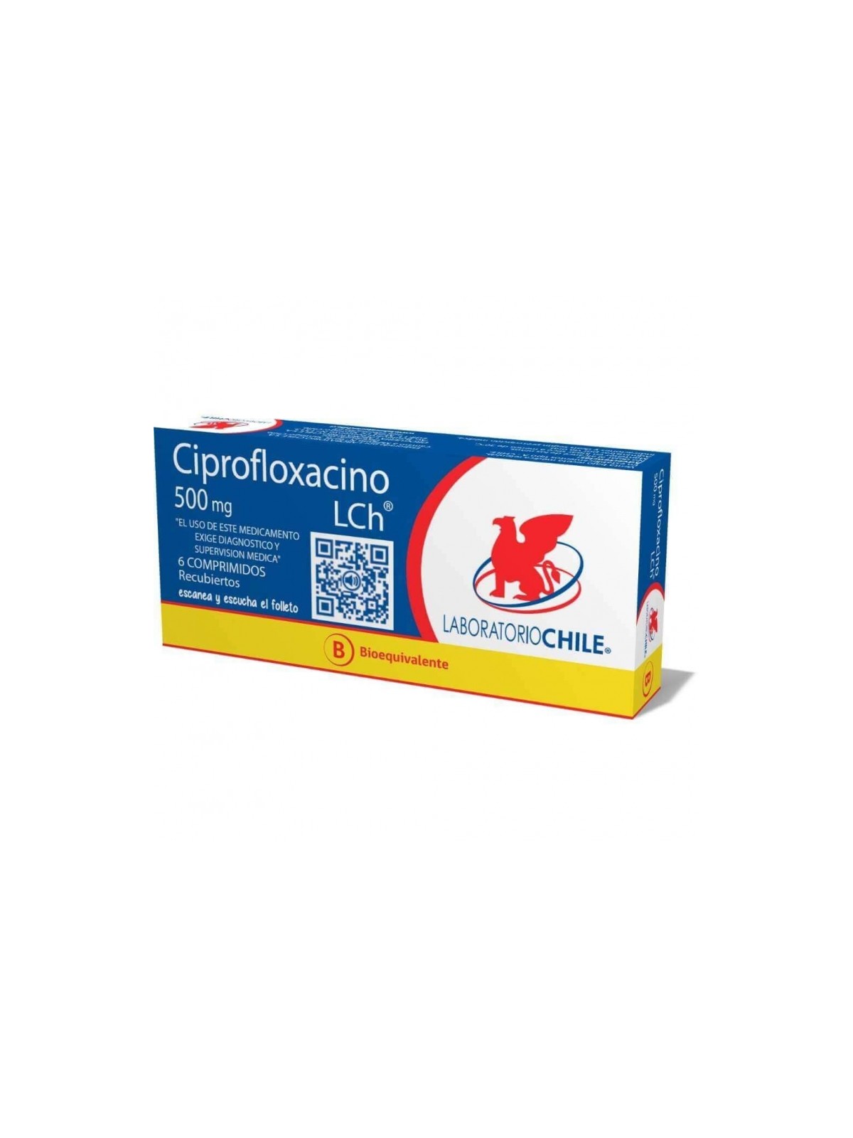 CIPROFLOXACINO  500mg X6COM.