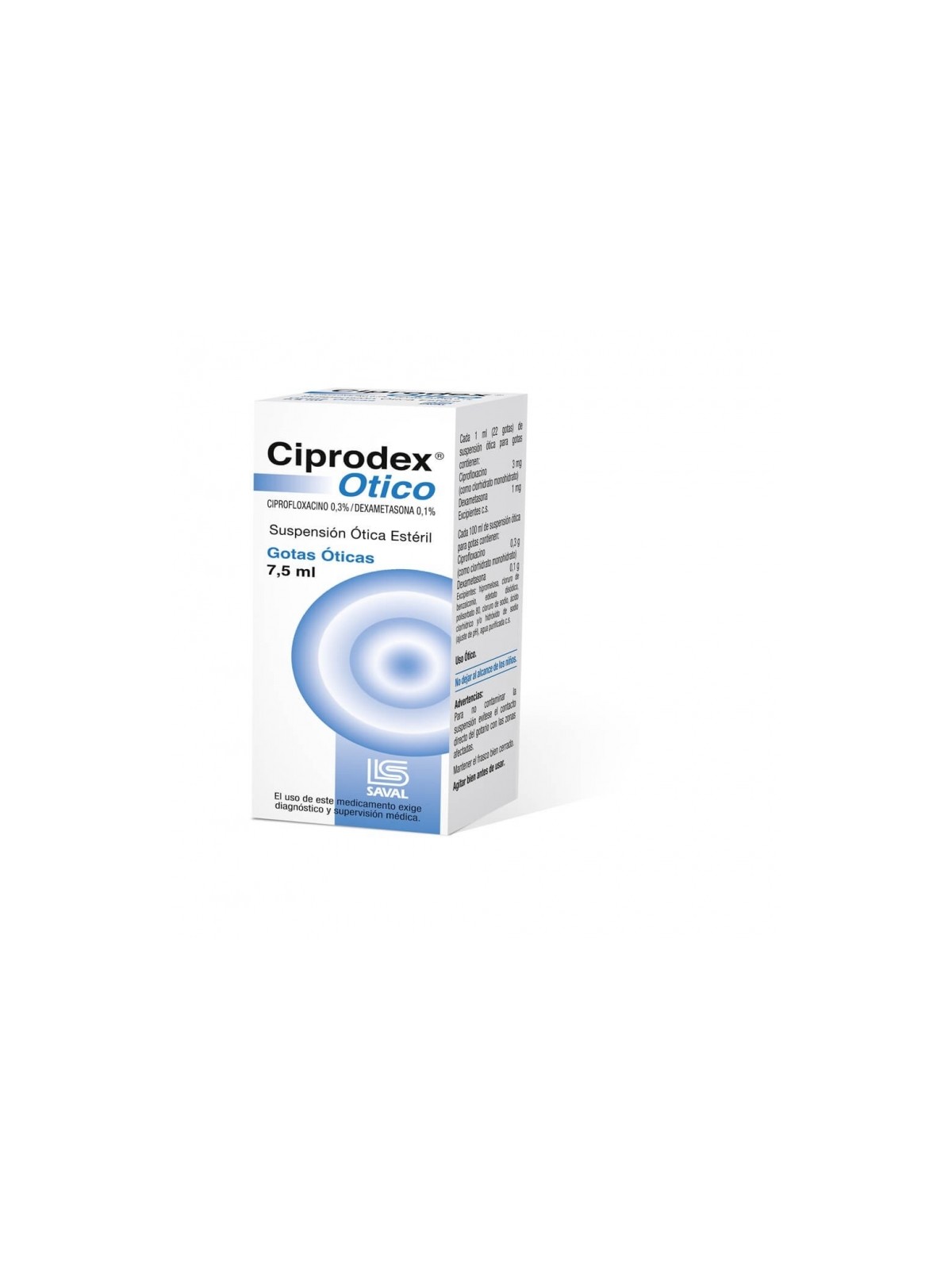 CIPRODEX OTICO GTS 7,5ML