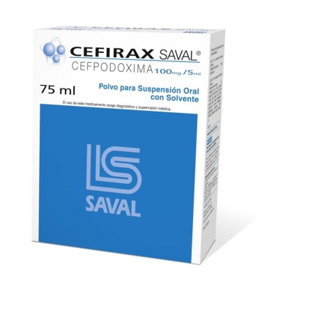 CEFIRAX POLVO PARA SUSPENSIÓN ORAL 100 mg/5 Ml X 75 ML