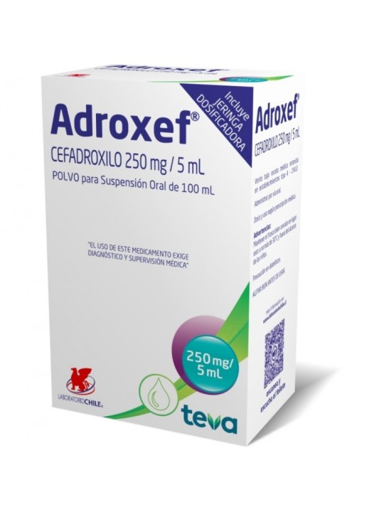 ADROXEF 250mg/5ml S.O.X100ML