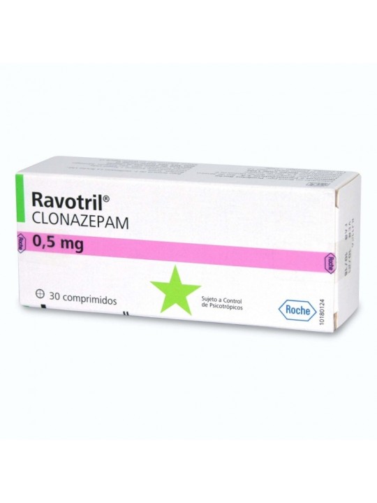 RAVOTRIL  0.5mg X30COM.