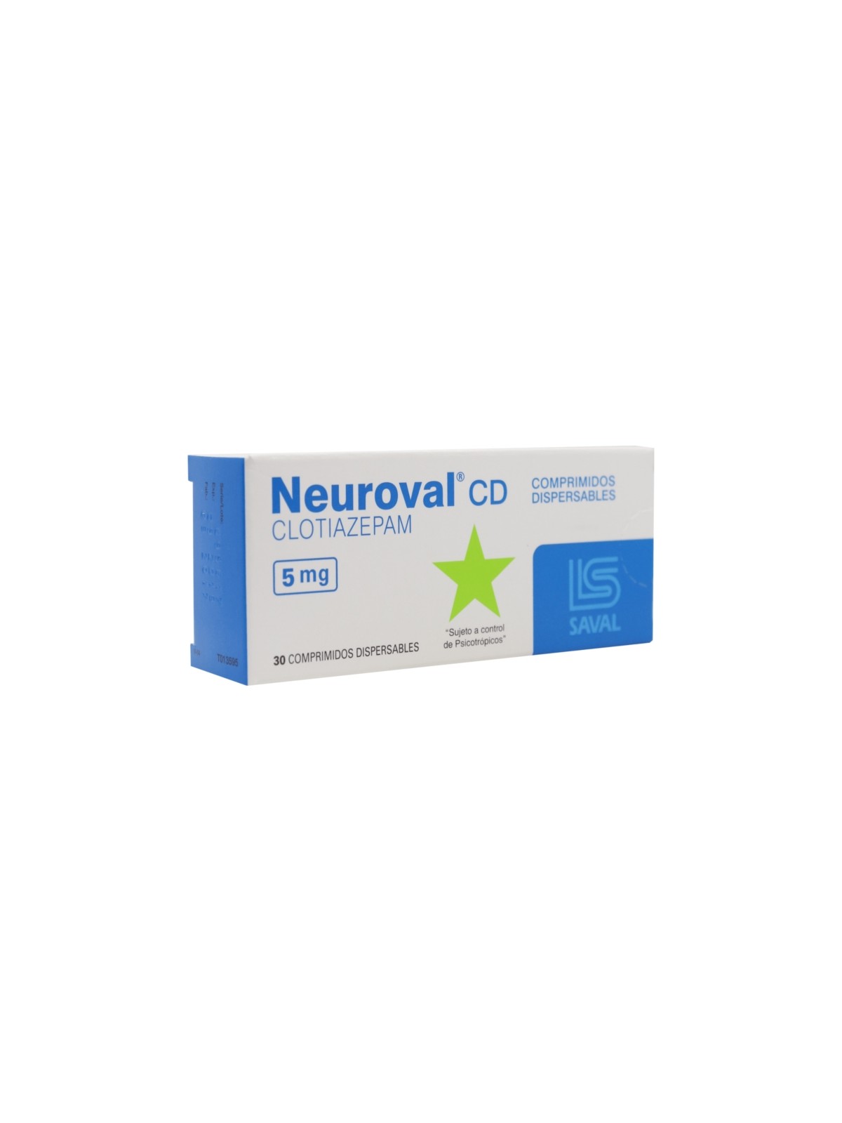 NEUROVAL CD COM  5 MG X 30