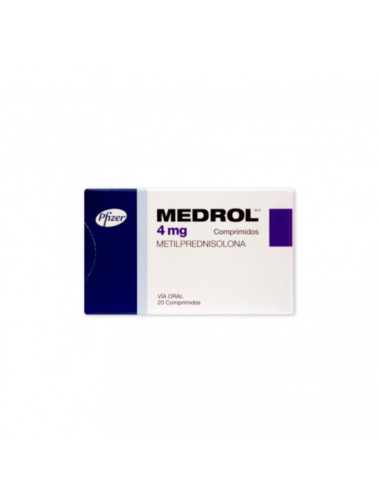 MEDROL 4 MG X 20 COM