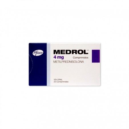 MEDROL 4 MG X 20 COM