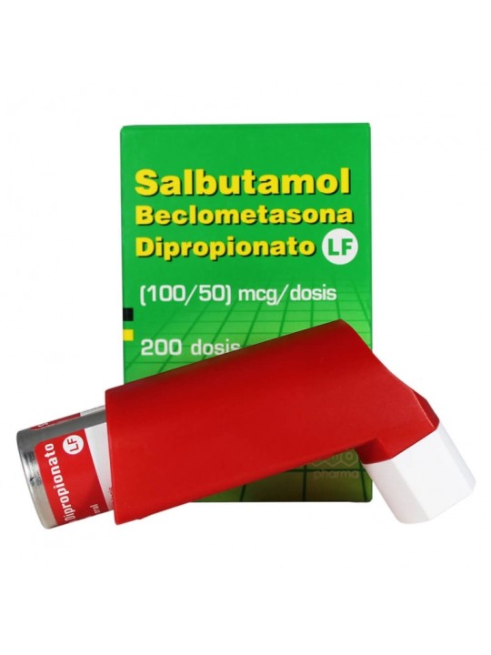 SALBUTAMOL BECLOMETASONA LF 100/50 AEROSOL PARA INHALACIÓN 200DS