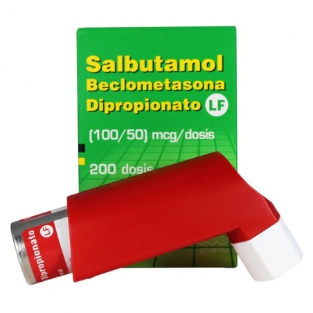 SALBUTAMOL BECLOMETASONA LF 100/50 AEROSOL PARA INHALACIÓN 200DS