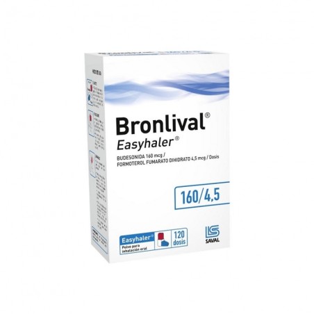 BRONLIVAL EASYHALER  160/4.5 INH.X 120 DS.