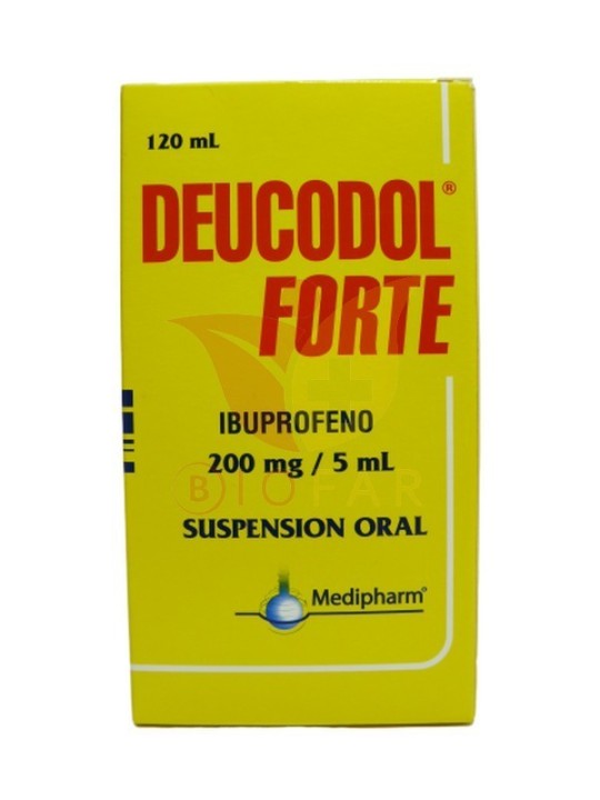 DEUCODOL FORTE SUS 200mg  X120ML