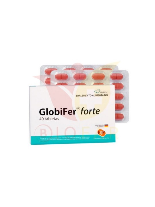 GLOBIFER FORTE SUP. ALIM. X 40 TABLETAS